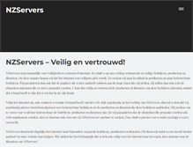 Tablet Screenshot of nzservers.eu